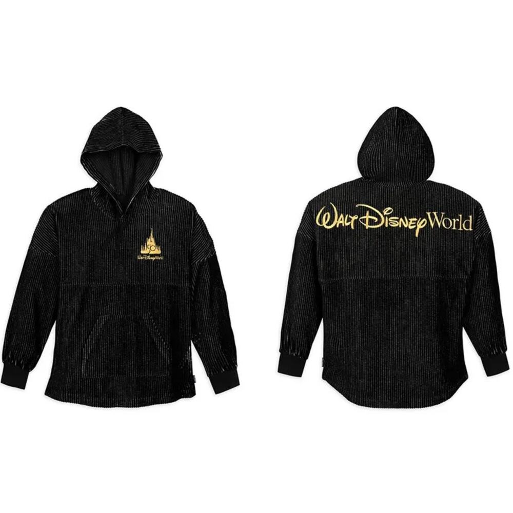 Walt Disney World 50th Anniversary Corduroy Pullover Hoodie XXL Spirit Jersey